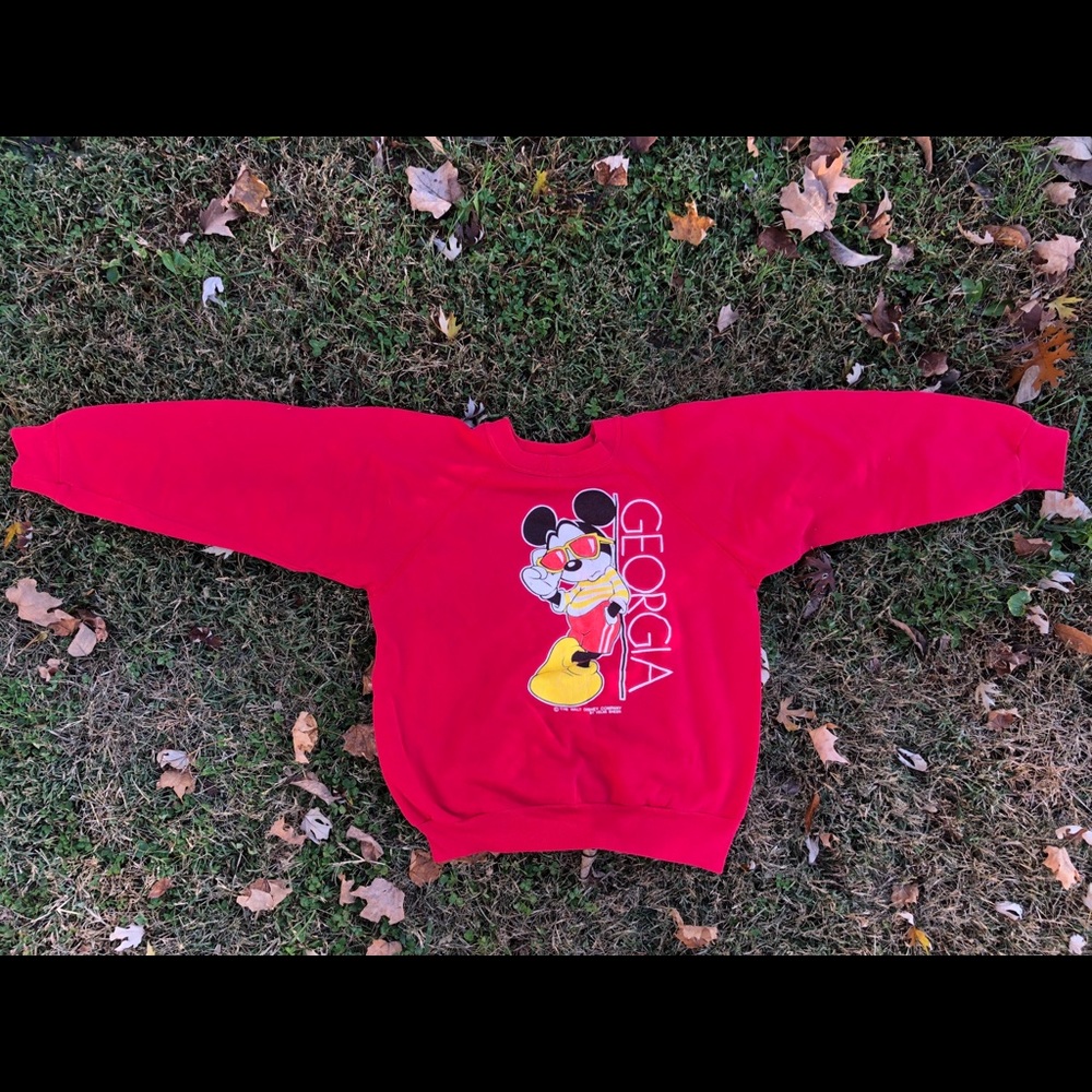 Vintage Mickey Mouse Georgia crewneck